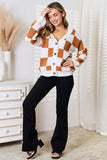 Angel Wings Double Take Button-Up V-Neck Dropped Shoulder Cardigan- Online Only• 5-10 day shipping•