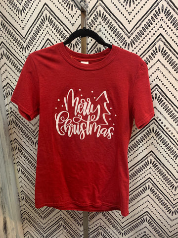 Graphic T-Shirt Merry Christmas- Small - IN-STORE ONLY
