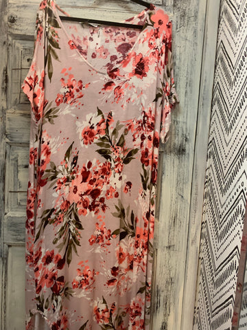 Plus Maxi Floral Print Dress - IN-STORE ONLY