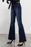 MID-RISE BANDED WIDER FLARE JEANS - ONLINE ONLY 1-4 DAYS SHIPPING