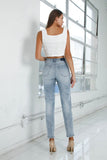 HIGH RISE GIRLFRINED JEANS LIGHT WASH - ONLINE ONLY - SHIPS IN 1-4 DAYS