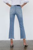 HIGH RISE CROP BOOT CUT JEANS - ONLINE ONLY - SHIPS IN 1-4 DAYS
