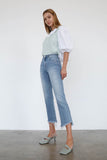 HIGH RISE CROP BOOT CUT JEANS - ONLINE ONLY - SHIPS IN 1-4 DAYS