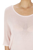 Half Dolman Sleeve Sheer Cool Knit Sweater Top - ONLINE ONLY 1-4 DAYS SHIPPING