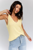 Front and Back Deep V-Neck Tank Top - ONLINE ONLY - SHIPS 1-4 DAYS