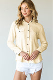 ASSORTED COLOR PASTEL BUTTON DOWN SHIRT