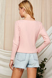 Pink Ribbed Fabric Top - IN-STORE