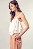 Beaded Shoulder Strap Cami Top - ONLINE ONLY - 1-4 DAY SHIPPING
