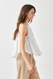 Halter Neck with Back Strap Flared Top - ONLINE ONLY - SHIPS 1-4 DAYS