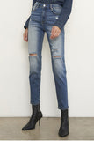 Distressed Girlfriend Jeans - ONLINE ONLY - SHIPS IN 1-4 DAYS