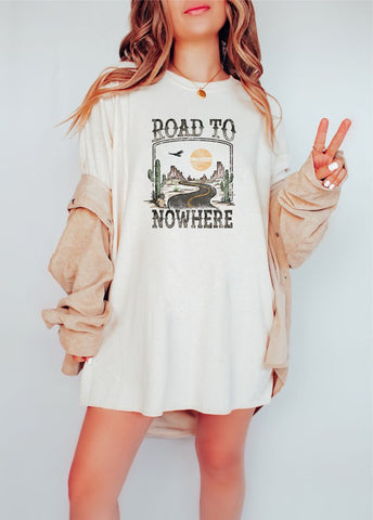 Road to Nowhere Softstyle Tee - ONLINE ONLY- 1-4 DAYS SHIPPING