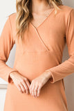 PUMPKIN CLASSY MERMAID MIDI DRESS