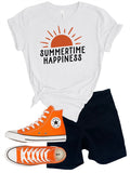 Summertime Happiness Softstyle Graphic Tee - ONLINE ONLY SHIPS IN 1-4 DAYS