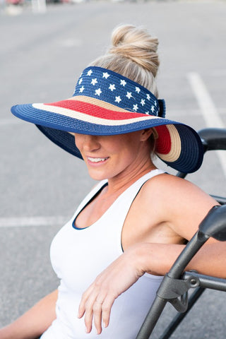 Americana Rollable Visor - ONLINE ONLY - 1-4 DAYS SHIPPING
