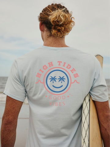 High Tides and Good Vibes Graphic Tee - ONLINE ONLY- 1-4 DAYS SHIPPING