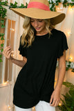 SOLID TUNIC TOP - ONLINE ONLY 1-4 DAYS SHIPPING