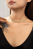 unique brass chunky chain necklace - ONLINE ONLY SHIPS IN 1-4 DAYS