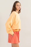 Laid Back Crop Sweatshirt - ONLINE ONLY 1-4 DAYS SHIPPING