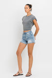 High Rise Cuffed Stretch Shorts - ONLINE ONLY 1-4 DAYS SHIPPING