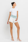 Super High Rise Paperbag Waistband Ombre Shorts - ONLINE ONLY 1-4 DAYS SHIPPING
