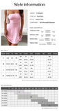 Women's Strapless Tube Dress Sleeveless A Line Mini - ONLINE ONLY SHIPS IN 1-4 DAYS