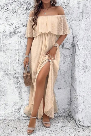 Womens Off The Shoulder Ruffle Party Dresses Dress - ONLINE ONLY 1-4 DAYS SHIPPING