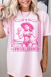 COWGIRL SUMMER WESTERN GRAPHIC TEE - ONLINE ONLY 1-4 DAYS SHIPPING