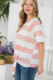 TERRY STRIPE BOXY TOP - ONLINE ONLY - 1-4 DAY SHIPPING