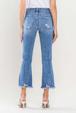Vervet by Flying Monkey Full Size High Rise Cropped Flare Jeans - ONLINE ONLY - 7-10 DAY SHIPPING