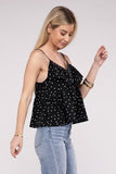 Dot Print Casual Tank Top - ONLINE ONLY 1-4 DAYS SHIPPING