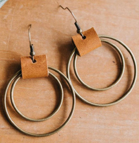 Gold Vintage Hoop Earrings- IN-STORE
