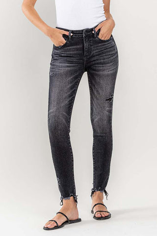 Lovervet Raw Hem Cropped Skinny Jeans - ONLINE ONLY