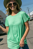 SOLID TUNIC TOP - ONLINE ONLY 1-4 DAYS SHIPPING