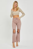 RISEN Distressed Ankle Bootcut Jeans - ONLINE ONLY - 7-10 DAY SHIPPING