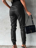 Black Leather Pants- IN-STORE