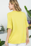 SOLID BOXY CASUAL TOP - ONLINE ONLY - 1-4 DAY SHIPPING