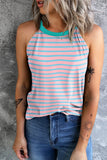 Striped Round Neck Tank - ONLINE ONLY - 7-10 SHIPPING