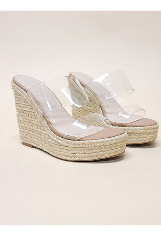 BIGFAN-WEDGES MULES - ONLINE ONLY - SHIPS IN 1-4 DAYS