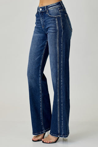 RISEN Mid Rise Straight Jeans - ONLINE ONLY