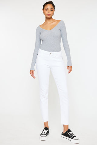 Kancan Mid Rise Ankle Skinny Jeans - ONLINE ONLY