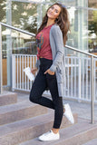 Black High Waist Pleated Pocket Leggings- ONLINE ONLY 2-7 DAY SHIPPING