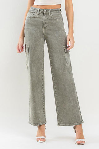 Vervet by Flying Monkey 90's Super High Rise Cargo Jeans - ONLINE ONLY