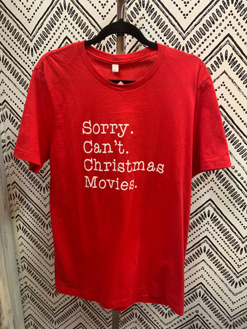 Graphic T-Shirt Christmas Movies - Large - IN-STORE ONLY