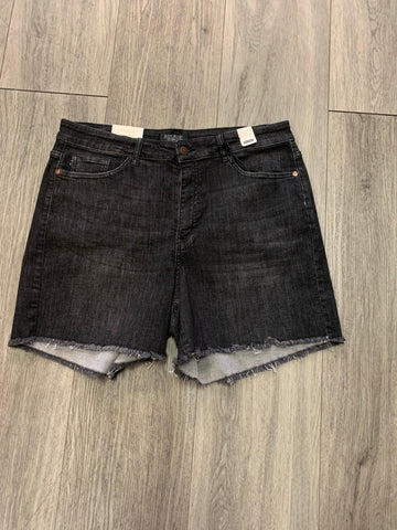 Judy Blue Black Jean Shorts- 3XL - IN-STORE ONLY