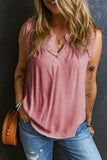 Frill Notched Sleeveless Tank - ONLINE ONLY - 7-10 SHIPPING