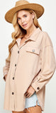 Taupe Shacket