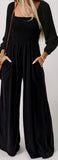 Black Long Sleeve Jumpsuit