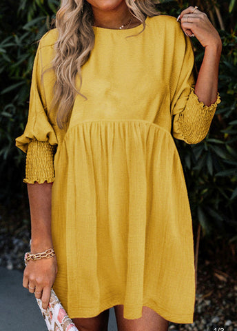 Mustard Dress - IN-STORE