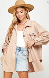 Taupe Shacket