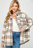 Pink and Ivory Shacket